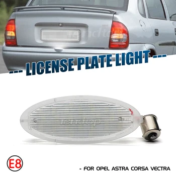 1 Adet Led araba lisansı plaka ışık Opel Vauxhall Astra F hatchback kabriolet Corsa B Vectra arka ışıkları plaka lambası