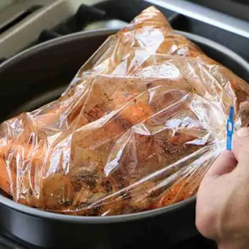 1 adet ısı Direnci Kızartma Tavuk Çanta Plastik Astar pişirme fırını yavaş pişirici Pişirme güveç Pot Gömlekleri mutfak gereçleri 25 * 38cm