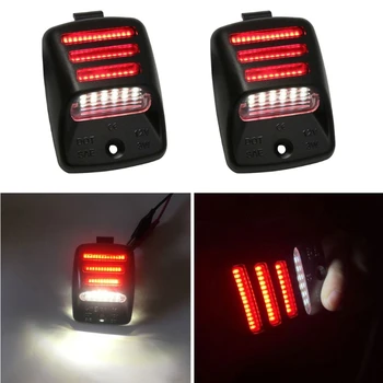  1 Çift Araba LED plaka aydınlatma ışığı Kırmızı Kuyruk Koşu İşık / Arka Sis Farları Tacoma Tundra 2005-2015 için