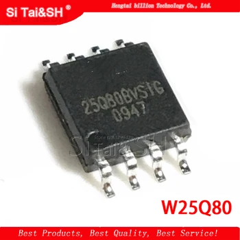 10 adet / grup W25Q80BVSIG 25Q80BVSIG 25Q80BVSSIG W25Q80 BVSIG 25Q80 SOP8 Çip kaliteli IC %100 % iştir