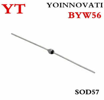  100 adet/grup BYW56 DİYOT 1000V 2A SOD57 TFK Ultra yüksek Hızlı Hızlı Kurtarma Diyot Çığ Diyot.