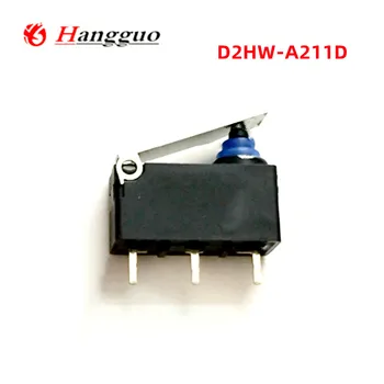 2 ADET D2HW-A211D mühürlü su geçirmez toz düğmesi seyahat limit mikro anahtarı D2HW araba kapı kilidi G303 3 ayak kolu İle