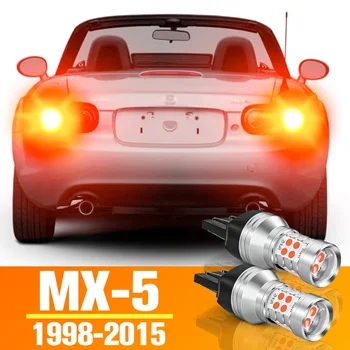 2 adet LED fren işığı Ampul Aksesuarları Mazda MX - 5 MX 5 MX5 NB NC 1998-2015 2004 2005 2006 2007 2008 2009 2010 2011 2012 2013