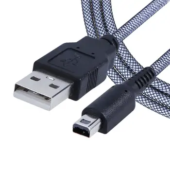 2 in 1 Sync Veri Şarj USB güç kablo kordonu hat teli Şarj Nintendo NDSİ için YENİ 3DSXL 2DSLL 3DS