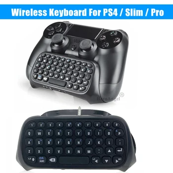 2021 Yeni kablosuz klavye Chatpad Mesaj Klavye PS4/İnce / Pro Oyun Denetleyicisi İçin PS4 Aksesuarları