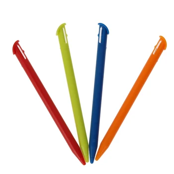 4 Adet Çok Renkli Plastik dokunmatik ekran kalemi Stylus Taşınabilir Kalem Kalem Touchpen Seti Yeni Nintendo 3DS XL LL