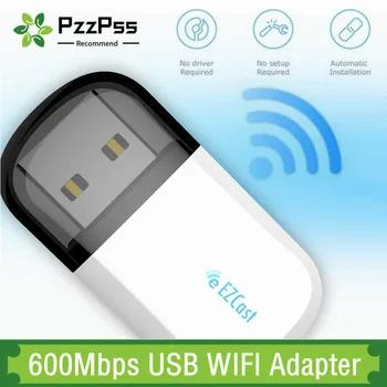 600 Mbps Mini Kablosuz wifi adaptörü EZC-5200BS Lan USB 2.0 Ethernet 2.4 G & 5G Çift Bant wifi güvenlik cihazı Bluetooth Alıcısı Ağ Kartı