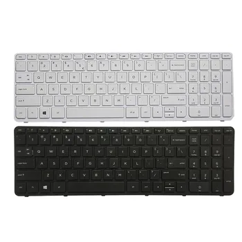 ABD YENİ laptop Klavye için Çerçeve ile HP pavilion 776778-001 749022-001 750195-001 750196-001 İngilizce siyah / beyaz klavye