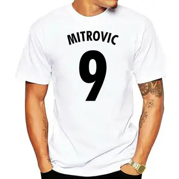 Aleksandar Mitrovic Fulham Vektör Kafa Yetişkin T-Shirt Boyutları S-XXL Resmi Olmayan