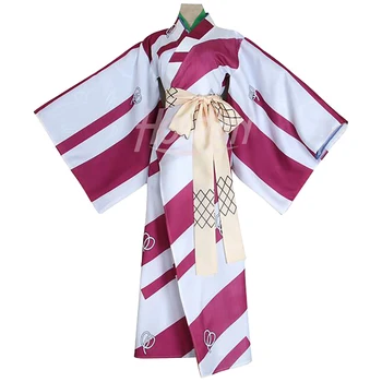 Anime InuYasha Kagura Cosplay Kostümleri Kadın Cosplay Takım Elbise Japon Kız Kimono Kıyafet Cadılar Bayramı Özel