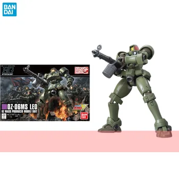 Bandai Orijinal Gundam Kiti Modeli Anime HGUC 1/144 OZ-06MS Leo Aksiyon Figürü Montaj Koleksiyonu Oyuncaklar Çocuklar İçin Hediyeler