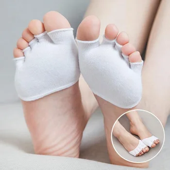 Beş parmak Çorap Kadın Çorap Görünmez Kadın Yaz Pamuk Yüksek topuklu Kısa Yarım Palmiye Sığ Port on-kayma Burnu açık Çorap Yeni