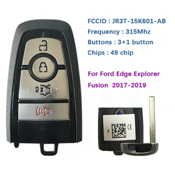 CN018066 4 Düğme Ford Mustang akıllı anahtar Prox Anahtarsız Uzaktan Fob Verici İle 315 MHZ 164-R8159 FCC ID JR3T-15K601-AB