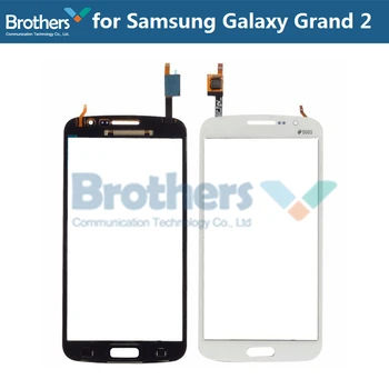 Dokunmatik ekran digitizer Samsung Galaxy Grand 2 İçin G7102 G7105 G7106 Dokunmatik Ekran Ön Dokunmatik Cam Sensörü Samsung G7201 AAA