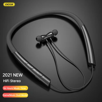 DOSII Bluetooth Manyetik Boyun Bandı Kulaklık Müzik Oyun kablosuz Kulaklık Spor Mikrofon Kulakiçi xiaomi huawei için YENİ