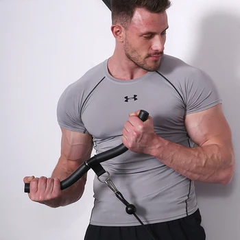 Fitness Salonu Ev Kürek T-bar Biceps Triceps Geri Kas Egzersiz Aşağı Çekin Çubuk Kolu Kavrama Lat Kaldırma Kasnağı kablo ekleri