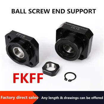 FK10FF10 Vidalı destek braketi sabit braket lineer rulman FKFF10 / FK10 / FF10for bilyalı vidalarfu1205 / SFU1605