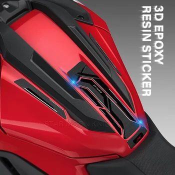 HONDA için NC750X 2021 2022 NC 750 X NC 750X Motosiklet kaymaz Yakıt Deposu Koruma Pedi 3D Epoksi Reçine Etiket Çıkartması
