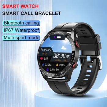HW20 Yeni Bluetooth Çağrı Akıllı İzle Erkekler Su Geçirmez Spor Spor İzci Hava Ekran Erkek Smartwatch Xiaomi Huawei Telefonu İçin