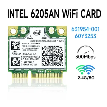 Intel Centrino Advanced-N 6205 62205HMW 6205AGN Kablosuz 300 Mbps Wifi Kartı İçin X220 T420 T520 60Y3253 8570 8460 631954-001