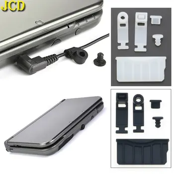 JCD Silikon Anti-Toz Fiş Kulaklık jakı şarj standı Toz Geçirmez Koruyucu Kapak Nintendo Yeni 3DS XL/LL 3DSXL 3DSLL 2DS Kapak