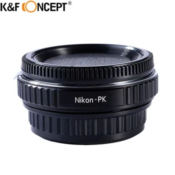 K & F KONSEPT Kamera Lens Montaj Adaptörü Yüzük fit İçin Nikon Lens için Pentax K PK Dağı Kamera Vücut ile Infinity odak