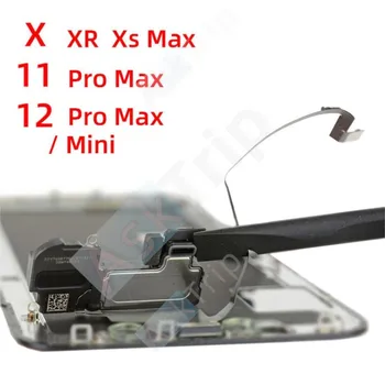 Kulaklık Hoparlör Flex iPhone X Xs 11 12 Pro Max XR Yakınlık İşık Sensörü Kulak Kulaklık Flex Kablo Orijinal Telefon Parçaları