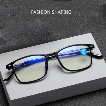 Mavi ışık engelleme okuma gözlüğü erkek ve kadın gözlük diyoptri +1.0 1.5 2.0 2.5 3.0 3.5 4.0 Şeffaf Gözlük