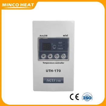 Minco ısı UTH-170 18A 100~240V 50/60Hz yerden ısıtma termostatı için Harici sensörlü Oda sıcaklık kontrol cihazı