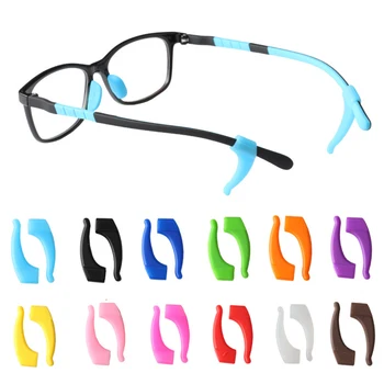 Moda Anti Kayma Kulak Kancası Gözlük Gözlük Aksesuarları Gözlük Silikon Kavrama Tapınak Ucu Tutucu Gözlük Gözlük Kavrama