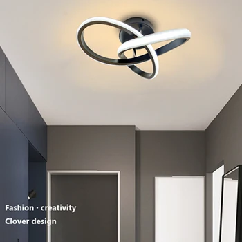 Modern LED Tavan Lambaları ışık Yatak Odası Çalışma Oturma Odası Koridor Koridor Sundurma İskandinav Demir Kapalı Parlaklık Aydınlatma Armatürü