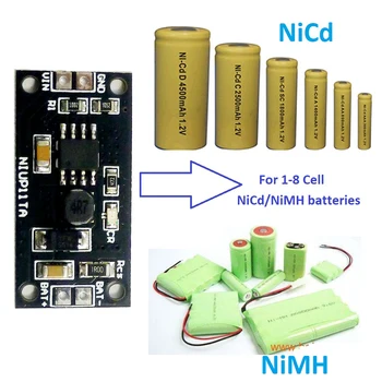 NiMH NiCd pil şarj cihazı 1-8 Çekirdek 1.2 V 2.4 V 3.6 V 4.8 V 6V 7.2 V 8.4 V 9.6 V NiMH NiCd Pil Özel Şarj Cihazı Şarj Modülü Kurulu