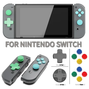 Nintendo Anahtarı Joycon Analog Sopa Kapağı kapağı Nintendo Anahtarı NS kaymaz Çapraz ve Dairesel D-pad Düğme Kapağı Aksesuarları
