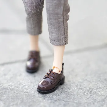 OB11 bebek ayakkabısı 1 / 12size ve Blythes moda yeni takım elbise deri ayakkabı ● çok yönlü üniversite beyefendi ayakkabıları kahverengi beyaz gri vb