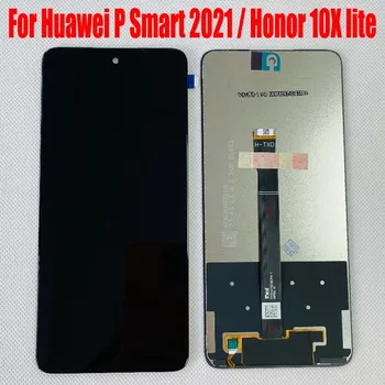 OEM Huawei P Akıllı İçin 2021 LCD Ekran Matrix Pantalla Onur 10X lite LCD X10 lite DNN-LX9 Y7A Dokunmatik Ekran Digitizer Meclisi