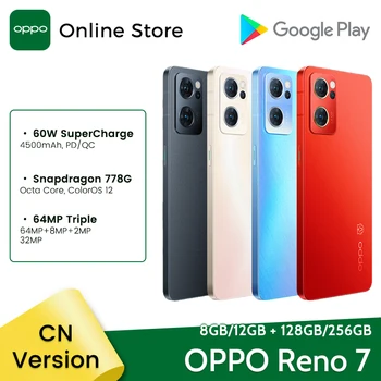 OPPO Reno7 5G Akıllı Telefon 8GB / 12GB Snapdragon778G 6.43 