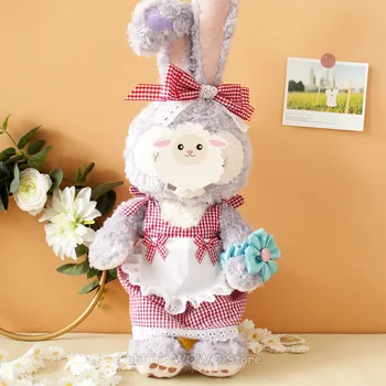 Oyuncak bebek giysileri Fit 50cm Ste lla Tavşan peluş oyuncaklar Aksesuarları Kıyafetler Elbise Takım Elbise Mor Bale Tavşanlar Tavşan (Sadece Giysi)