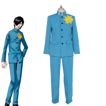 Persona 2: Tsumi Cosplay Kostüm Persona 2 Masum Günah Mavi Üniforma Takım Elbise Kostüm Öğrencileri Okul Kostüm L321