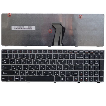 Rusya İÇİN YENİ Klavye LENOVO G580 Z580A G585 Z585 G590 RU gri kutu laptop klavye