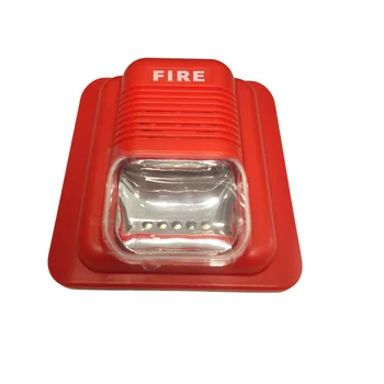 Ses ve ışık 24V Alarm yangın alarmı Siren ışıkları flaş LS-104