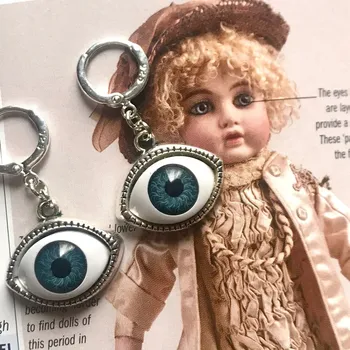 Sevimli Bebek Mavi Gözler tılsım küpe Moda Parti Takı Aksesuarları Vintage Gümüş Kaplama Gözler Kolye Kulak Kancası Onun İçin Hediye