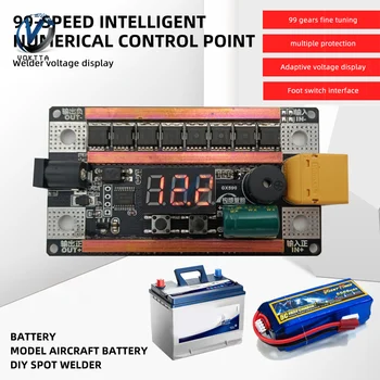 Spot Kaynakçı DIY Seti 12V 18650 Lityum Pil Enerji Depolama Spot Kaynak Makinesi PCB Devre Kartı Lehim Ekipmanları DC 