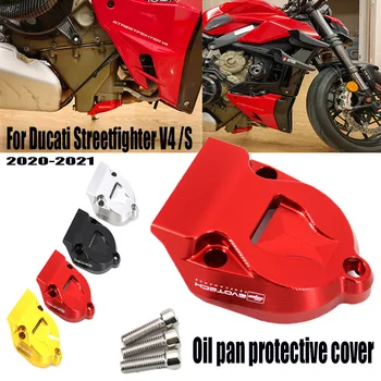 SUPERBİKE Panigale V4 / S / R 2019-2021 Motosiklet Aksesuarları Yağ Karteri Koruyucu Güvenlik Ducati Streetfighter V4 / S 2020 - 2021