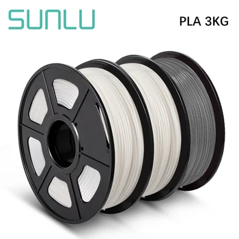 SÜNLÜ PLA Filament 3 Rolls 1.75 mm İçin 3D Yazıcı 100% Hiçbir Kabarcık Mükemmel Kalite Filamentler İçin Çocuk Karalama