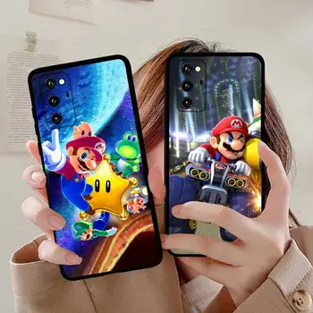 Süper Mario Telefon Kılıfı İçin Samsung Galaxy A73 A53 A13 A03S A52 A72 A12 A81 A30 A32 A50 A80 A71 A51 A31 5G