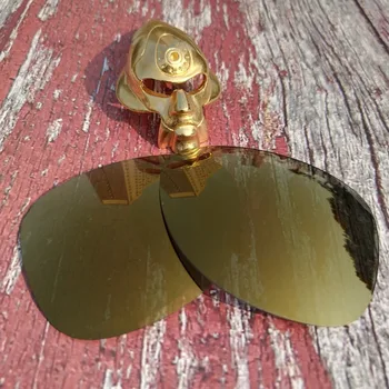 Toptan Glintbay 100 % Hassas Fit için Polarize Yedek Lensler Oakley Sevk 2 Sunglass-Bronz Altın Ayna