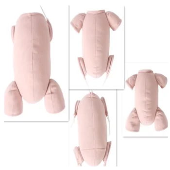 Toptan Perakende Tam Arms Tam Bacaklar 3/4 Arms Bez Vücut DIY Aksesuar Polyester Kumaş Bez Fit Silikon Yeniden Doğmuş Bebek oyuncak bebekler