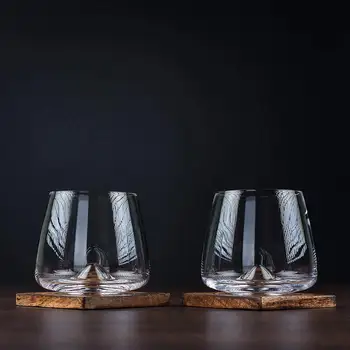 Viski Bardakları-Benzersiz Tasarımlı Bourbon ve Scotch Tadım Bardakları 2'li Set
