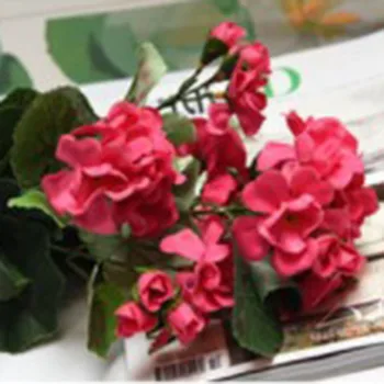 Yapay Sardunya Kırmızı Pembe Çiçekler Bitki Yapay Bitkiler yapay çiçek Düğün Bahçe Ev Dükkanı