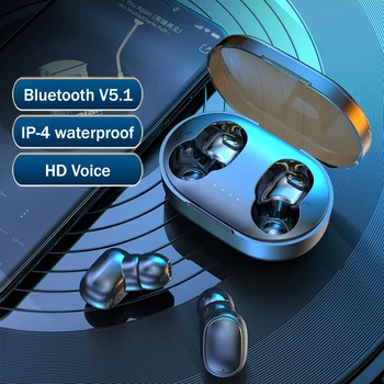 Yeni A6R Kulaklık Bluetooth 5.1 TWS kablosuz kulaklık Stereo Spor Kulak Kancası Kulaklık İçin Mic İle Şarj Spor Oyunları Telefonları